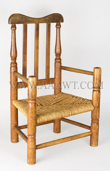 Child's Banister-Back Armchair
Connecticut
Circa 1780, entire view